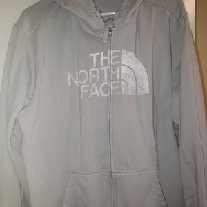 XL full zip North Face hoodie